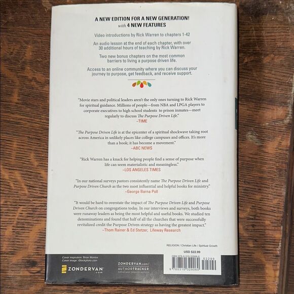 The Purpose Driven Life / What on Earth Am I Here For by Rick Warren - Picture 3 of 4